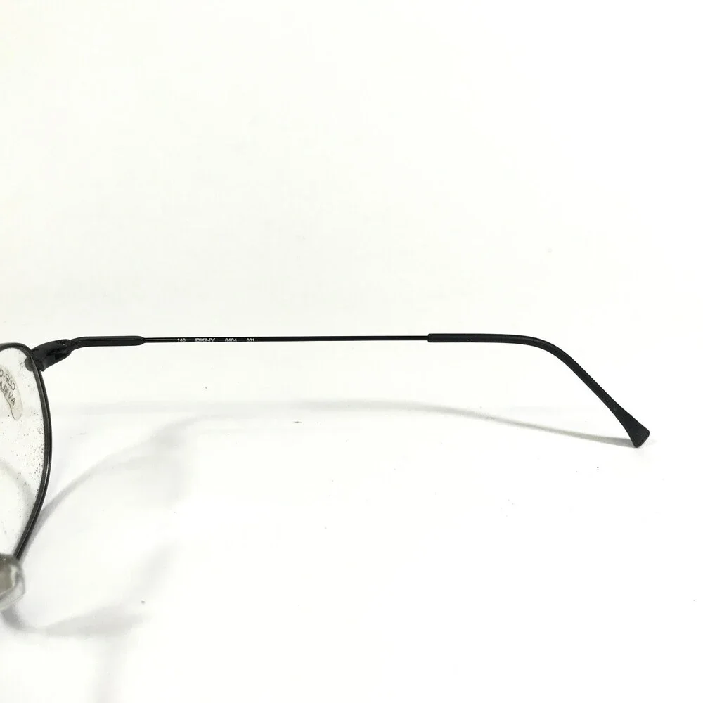 DKNY Eyeglasses Frames 6404 001 Black Round Oval Full Wire Rim 50-19-140